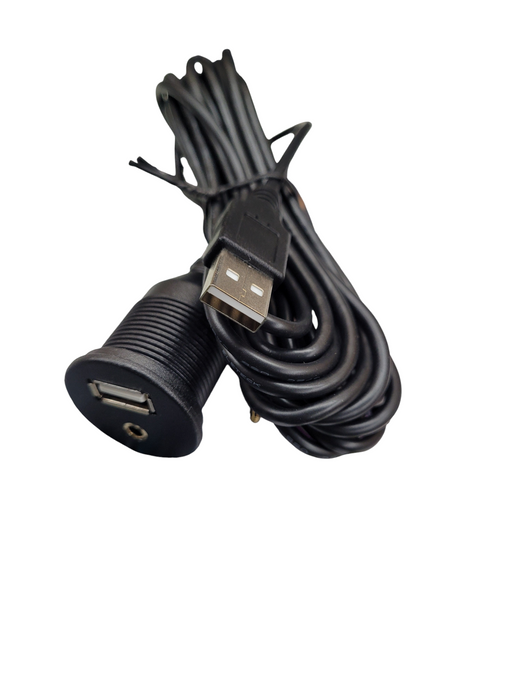 LOT 4x USB AUX Flush Mount Cable - Dashboard Panel Mount
