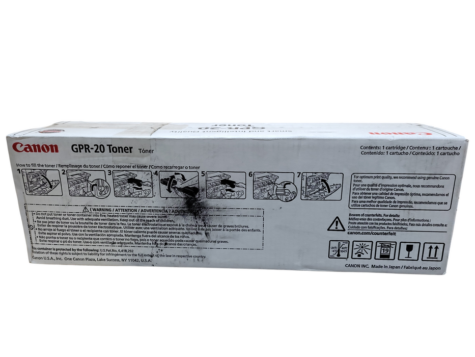 Canon Magenta Toner Cartridge Sealed GPR-20 !