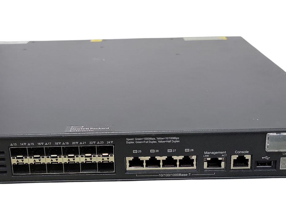 HPE 5820x 24XG SFP+ switch JC102B 24-Port SFP+ Networking Switch, 2x PSU  _