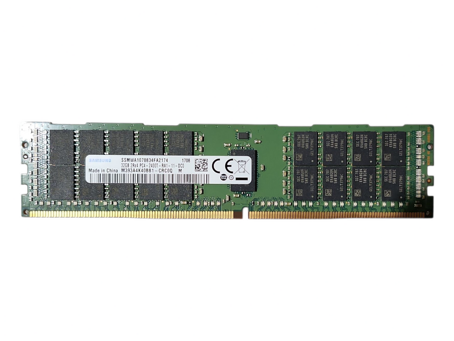 Lot of 4x Various brands 32GB 2Rx4 PC4-2400T, DDR4, Server Memory