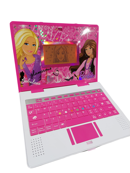 Barbie Kids Play Laptop ( Toy ) Oregon Scientific  =