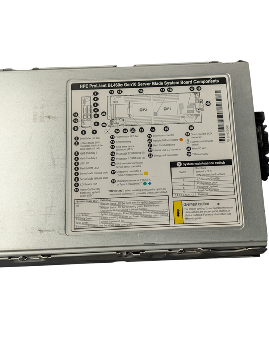 HPE ProLiant BL460c Gen10 Server Blade System PLEASE READ  Q-