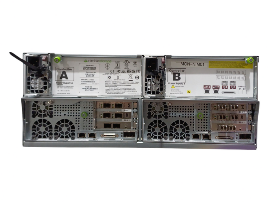 Nimble Storage AF5000 / Supermicro X10DRS-4U-NS021 w/ 2x Nodes 2x1000W PSU