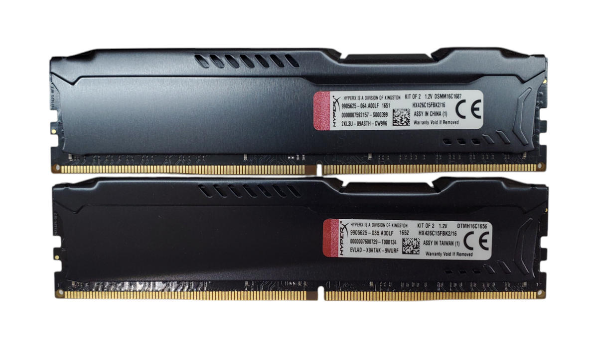 Kingston HyperX Fury 16GB DRAM Kit (2x8GB) DDR4-2666 HX426C15FBK2/16 Q