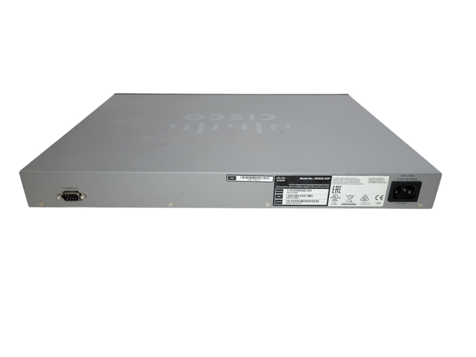 Cisco SG500-52P v06 52-Port Gigabit PoE Stackable Managed Switch %