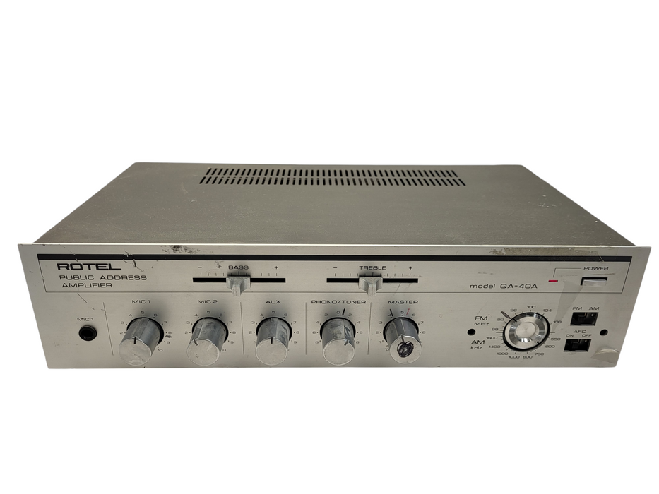 Vintage Rotel Public Address Amplifier Model: QA-40A $