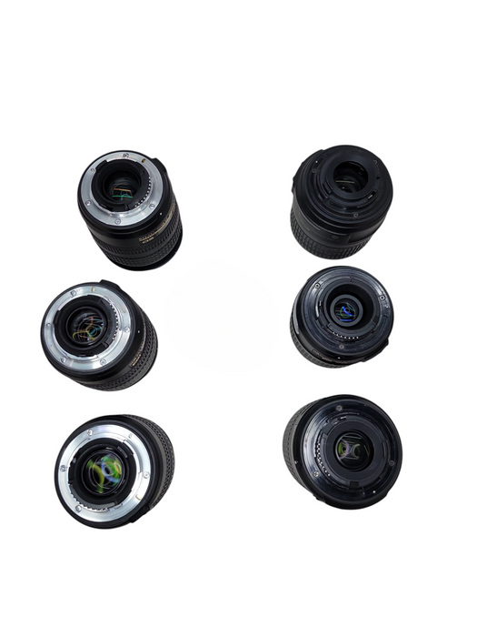 Lot of 6x - Nikon Lens' (READ) %
