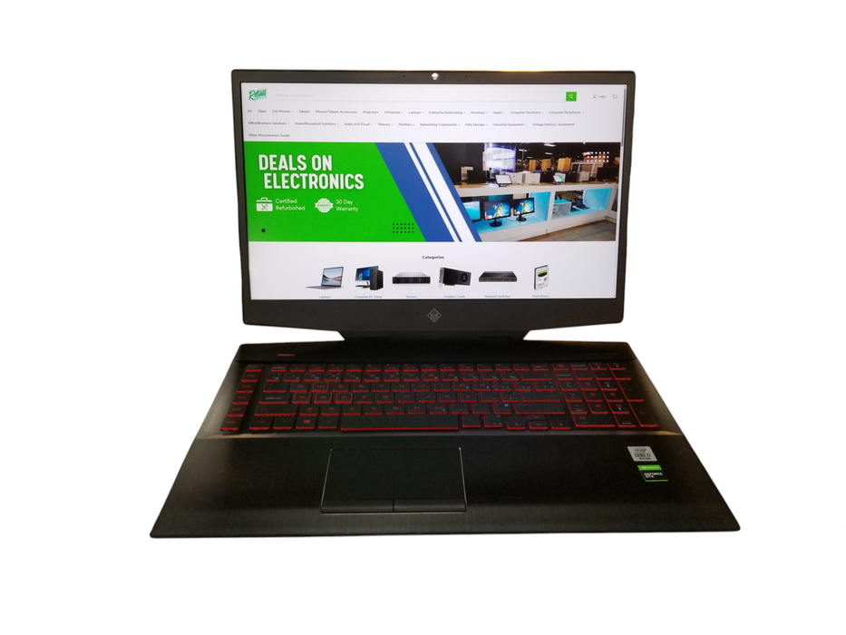 HP Omen 17 Gaming Laptop Intel i7-10750H, 24GB RAM, GTX1660 Ti, 512GB NVMe  Lap200