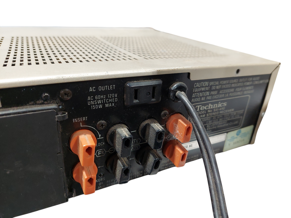 Technics Quarts Synthesizer Model: SA-410 FM/AM Stereo Receiver  =