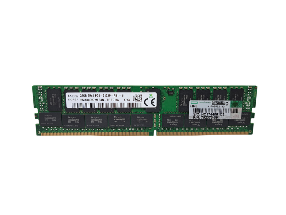 SK Hynix 32GB 2Rx4 PC4-2133P-RB1-11 | DDR4 Server Memory Q)