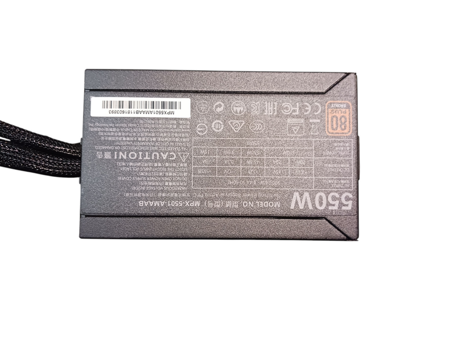 Cooler Master MasterWatt 550W 80+ Bronze Power Supply