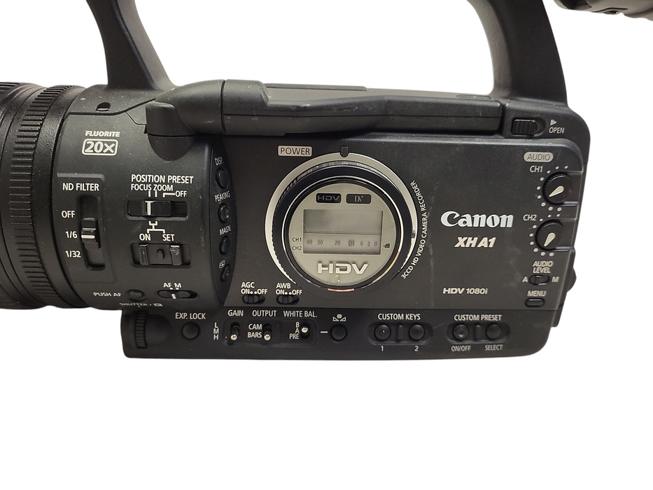 Canon XHA1 HD High Definition MiniDV Camcorder READ $