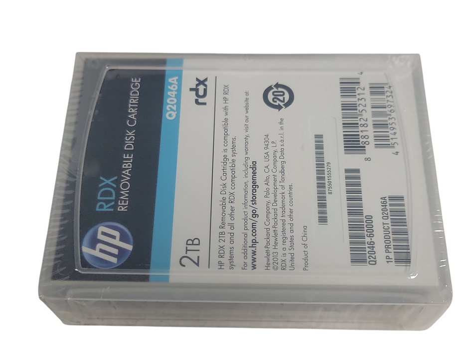 NEW UNOPENED HP RDX Q2046A 2TB Removable Disk Cartridge _