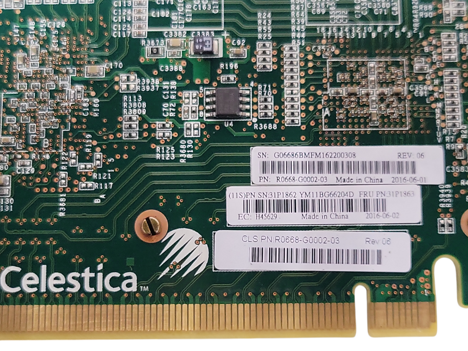 IBM Celestica R0668-G0002-03 PCIe Compression Accelerator Card _