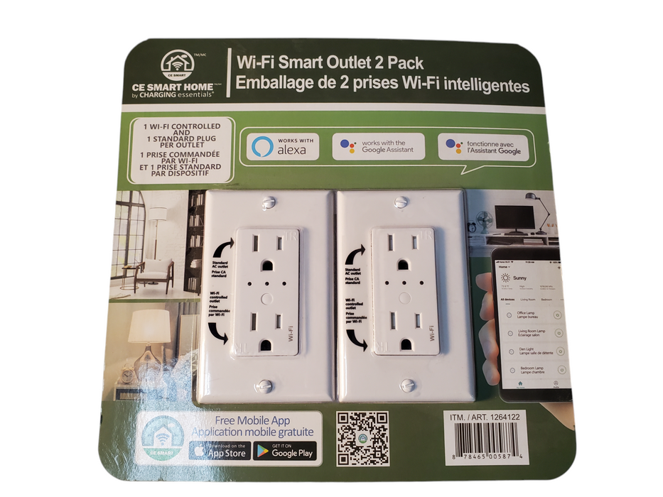 CE SMART HOME Wifi Smart Outlet 2 Pack