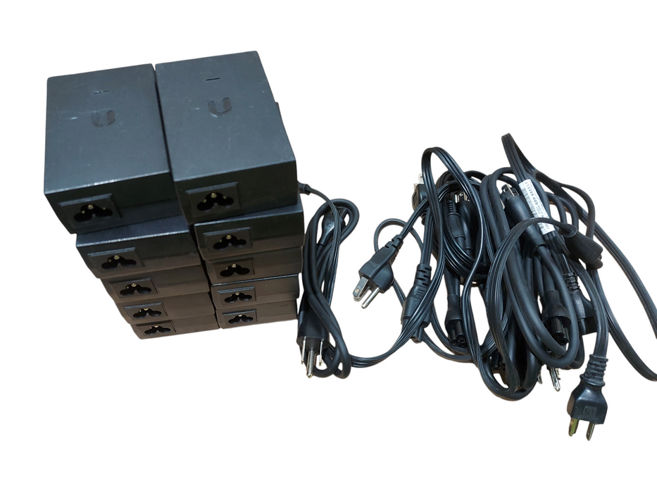 Lot 10x UBIQUITI GP-H480-050G POE ADAPTER 48V DC 0.5A w/ Adapter