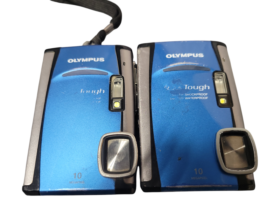 Lot of 2x Olympus Stylus Tough 6000 10 MP Digital Camera, READ _