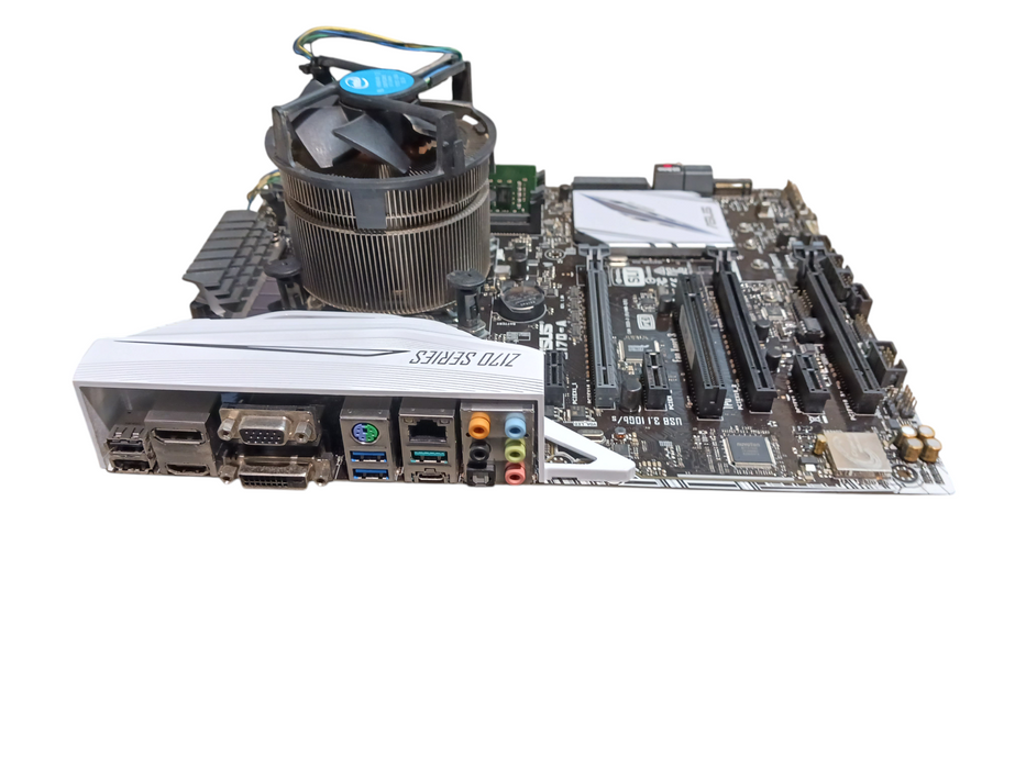 Asus Z170-A Motherboard & Intel i7-6700k CPU 8GB DDR4 No I/O Shield