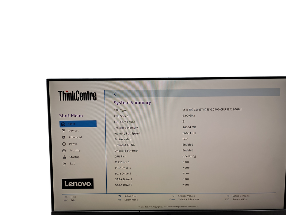 Lenovo ThinkCentre M70c SFF i5 - 10400 @ 2.90GHz 16GB DDR4 Ram Qθ