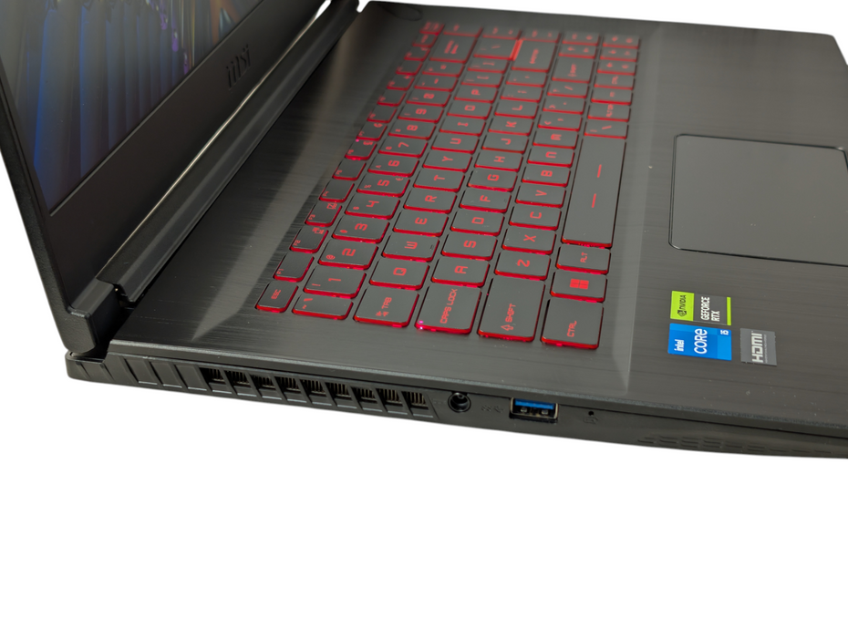 MSI Thin GF63 12UDX Intel Core i5-12450H 16GB RAM 512GB NVMe SSD  - Lap200