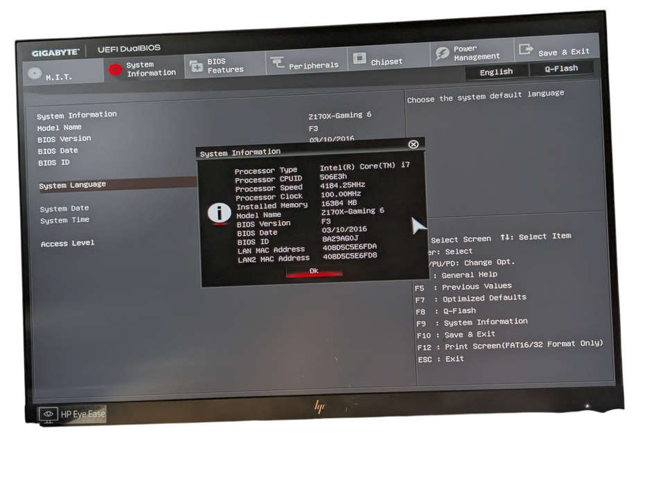 Custom PC GIGABYTE  Z170X-Gaming 6 16GB RAM Intel Core i7-6700K READ  -