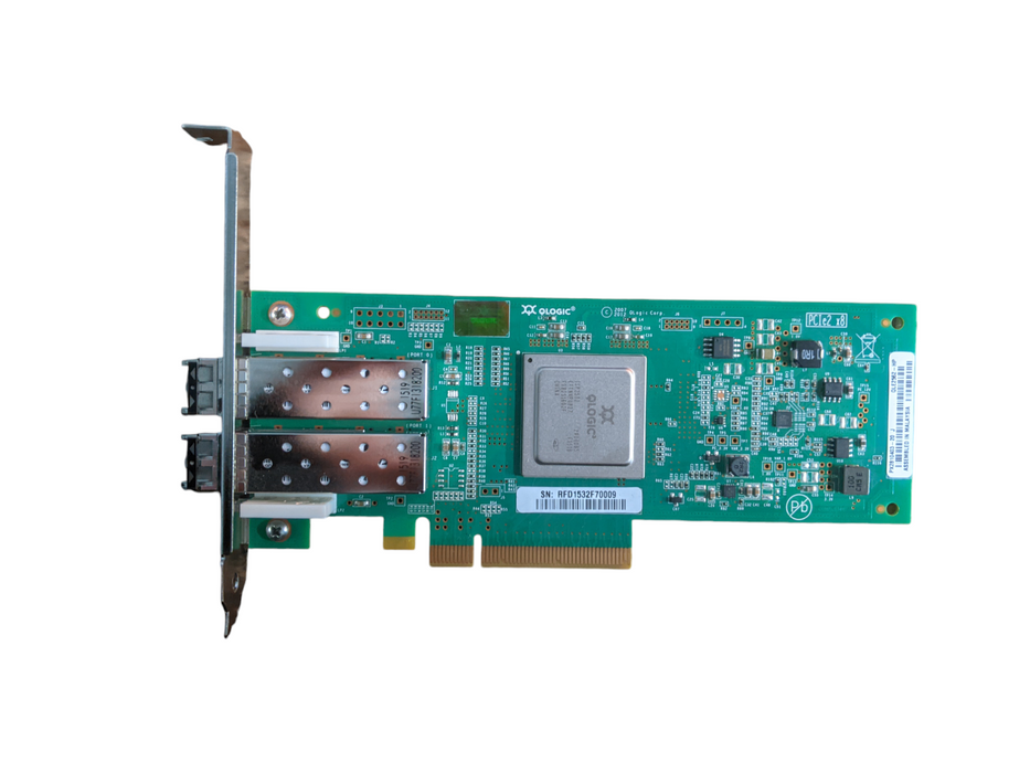 QLOGIC QLE2562-HP Dual Port 8Gb Fiber Channel Adapter | AJ764-63002