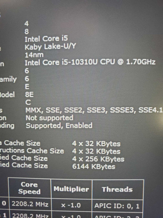 Dell Latitude 5420 14" i7-1185G7 1.8GHz 16GB RAM 256GB NVME  Lap200