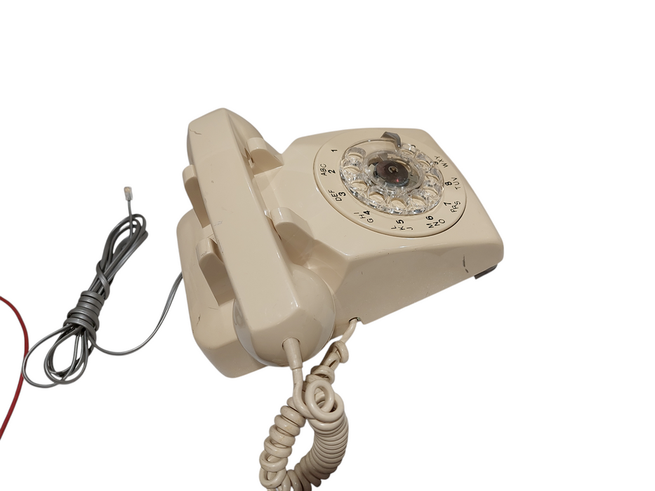 Northern Telecom Beige Rotary Dial Telephone  =