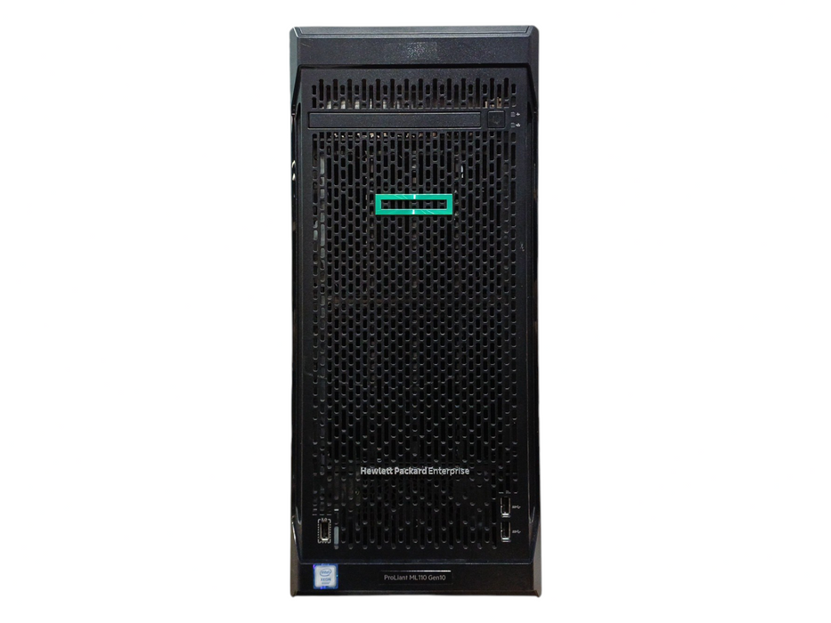 HPE ML110 Gen10 Tower Server, Bronze 3104, 96GB DDR4, S100i SR, E208e-p SR