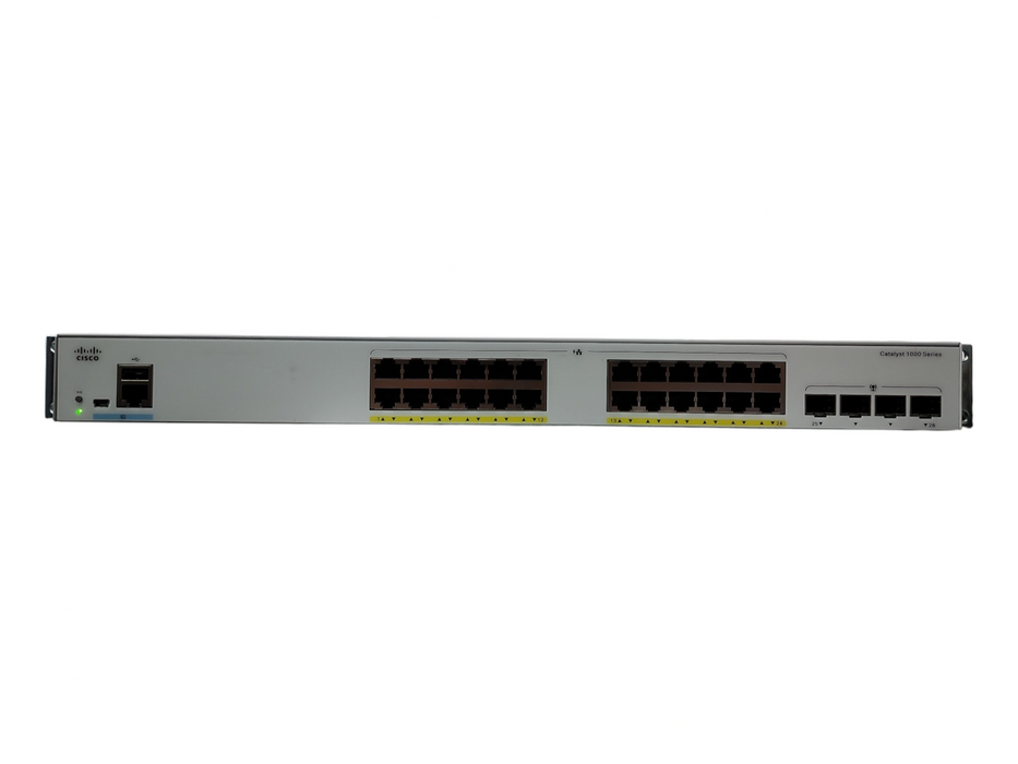 Cisco C1000-24P-4G-L V01, 24-Port Gigabit PoE+ 195W Managed Switch 4x SFP