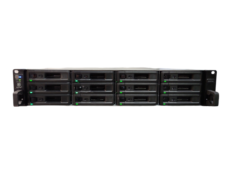 Synology 12 bay NAS RackStation RS3618xs 2U, 12x 1TB HDDs