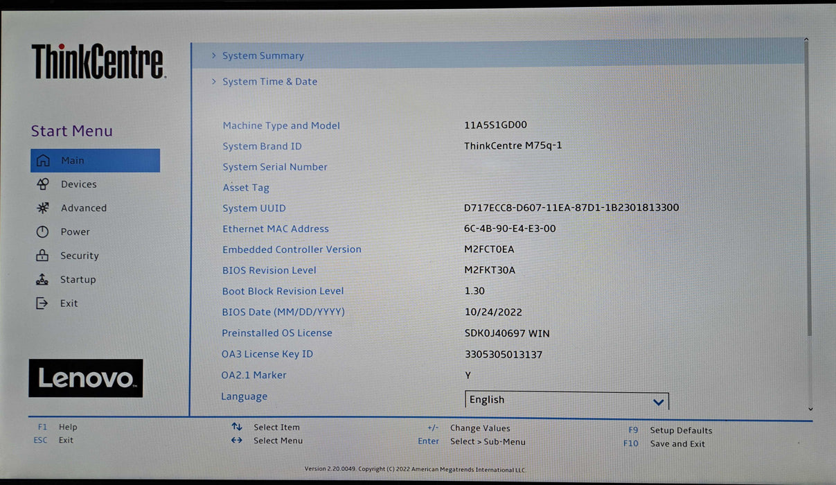 Lenovo ThinkCentre M75q-1 | Ryzen 5 PRO 3400GE, 16GB DDR4, 256GB NVMe Q)
