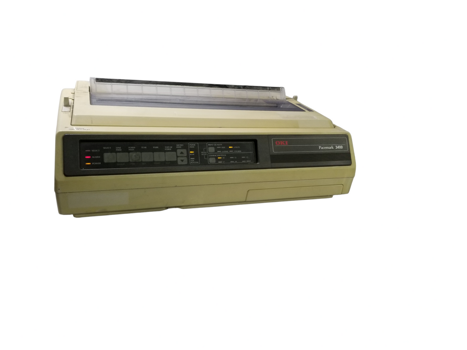 OKI Pacemark 3410 Dot Matrix Printer G8285A - Powers On - For Parts/Repair
