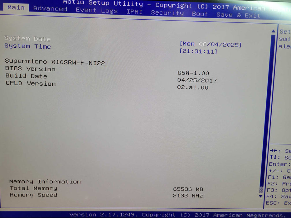 Nutanix / Supermicro X10SRW-F-NI22 - Xeon E5-2695 v4 64GB DDR4 2x500W PSU %