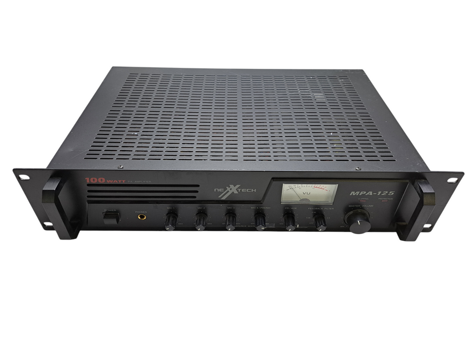 NexxTech MPA-125 | 100W PA Amplifier/Mixer Rackmountable *READ* )