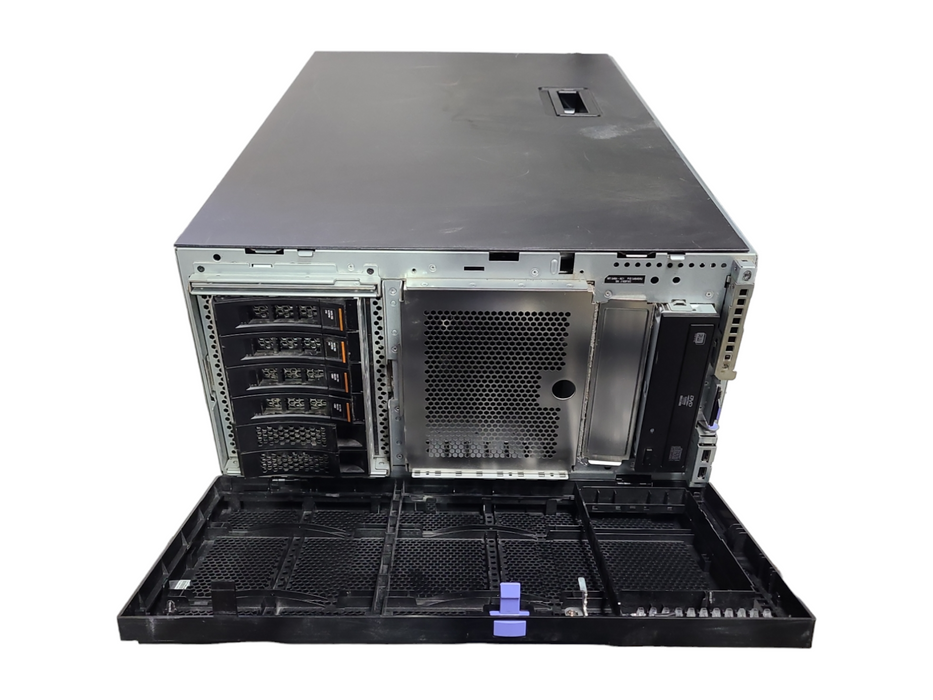 Lenovo System X3500 M5 Tower Server, 2x E5-2609 v3 1.90GHz, 64GB RAM, No HDD,