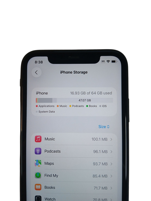Apple iPhone 11 - 64GB - Black [A2111] Q