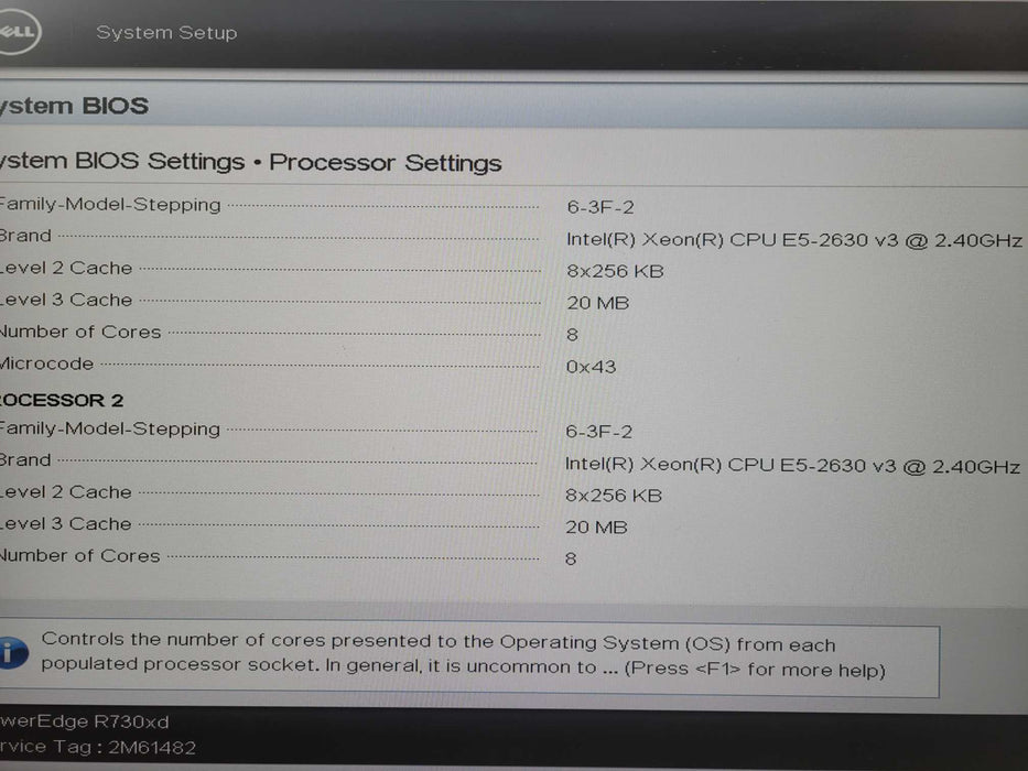 Dell R730xd 2U 24x 2.5" | 2x Xeon E5-2630 v3, 32GB DDR4, H330 Mini, 10G NI !