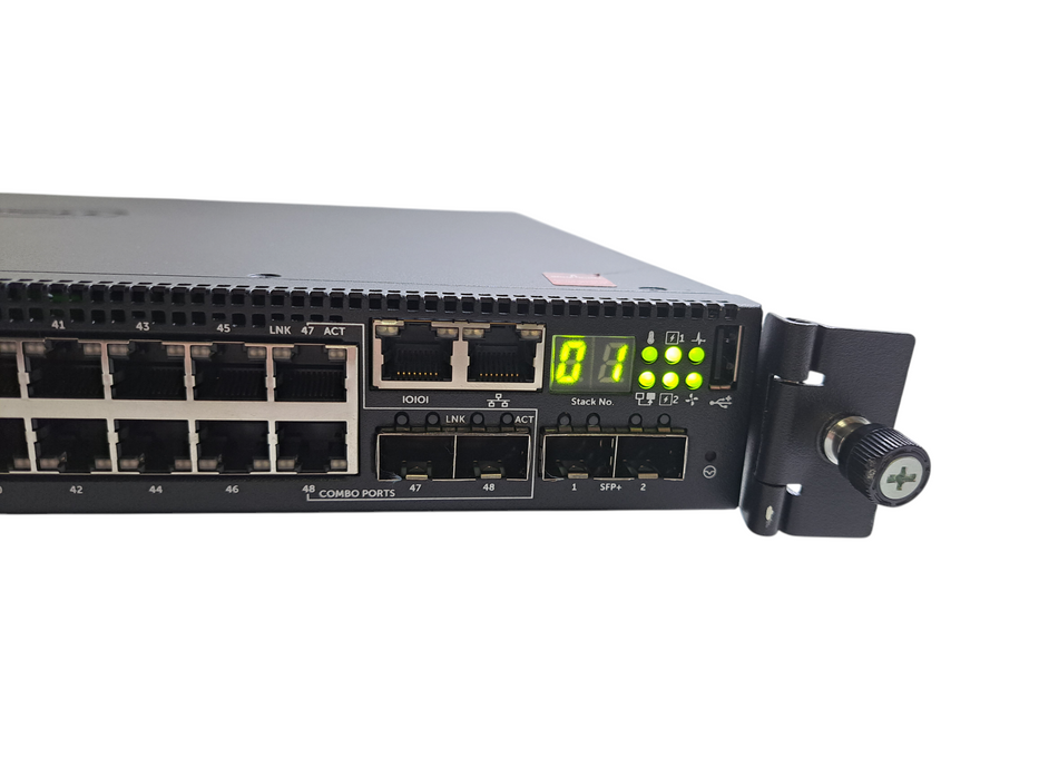 Dell N3048 | 48-Port Gigabit, 2x 10G SFP+ Managed Switch w/ Rails & 2x PSU )