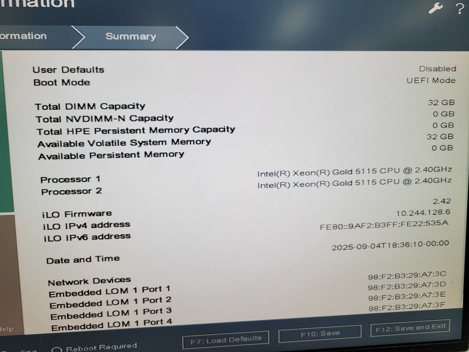 HPE PL DL360 Gen10 - 2x Xeon Gold 5115 32GB DDR4 P408i-a SR Gen10 2x800W PS %