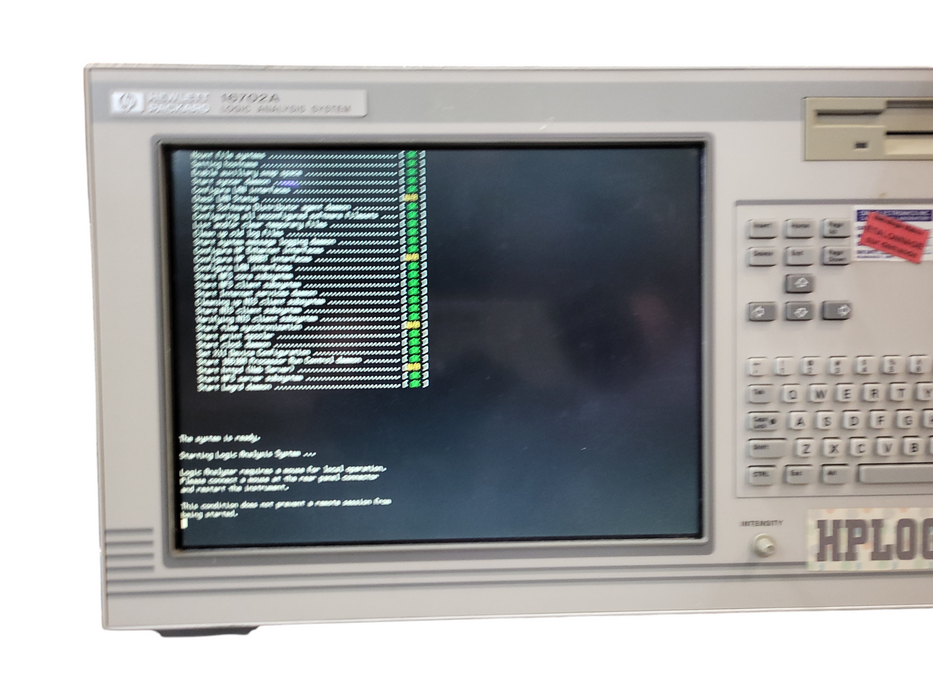 HP Agilent Keysight 16702A Logic Analysis System READ $