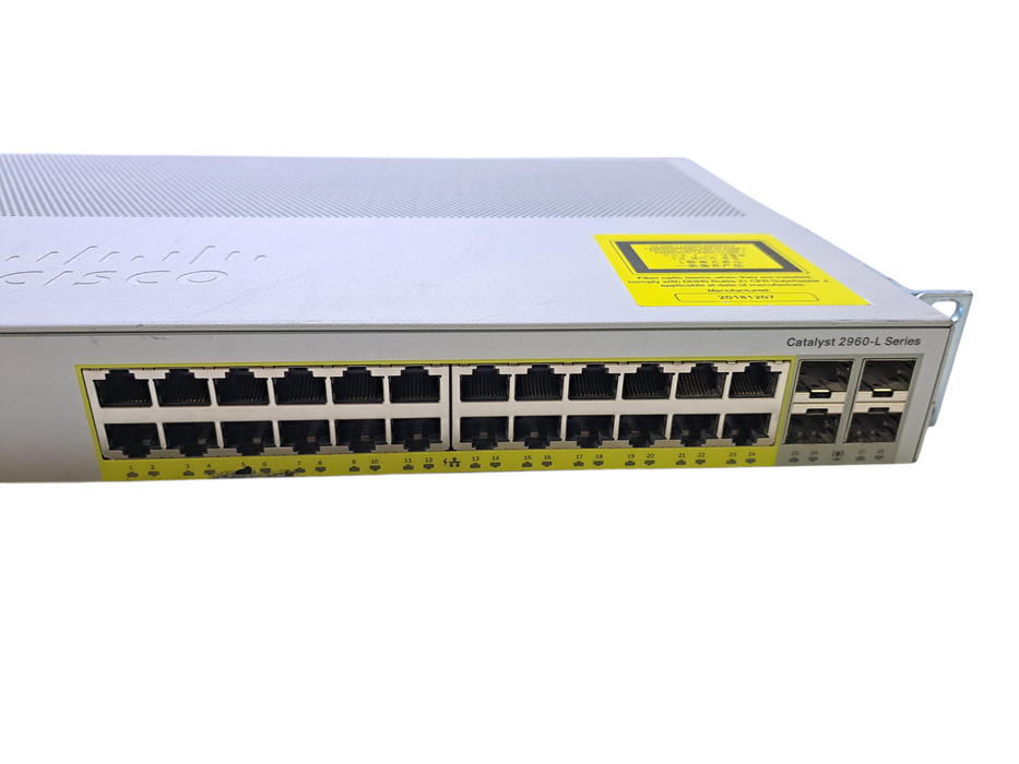 Cisco WS-C2960L-24PS-LL V01 | 24-Port Gigabit PoE+ Silent Managed Switch