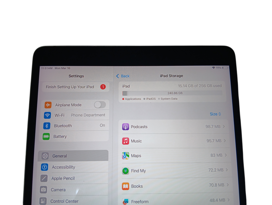 Apple iPad Air 3 - 256GB - Space Gray [A2152] Read