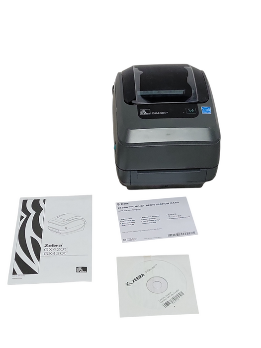 Zebra GX430t Thermal Transfer Label Printer USB GX43-102510-000 _