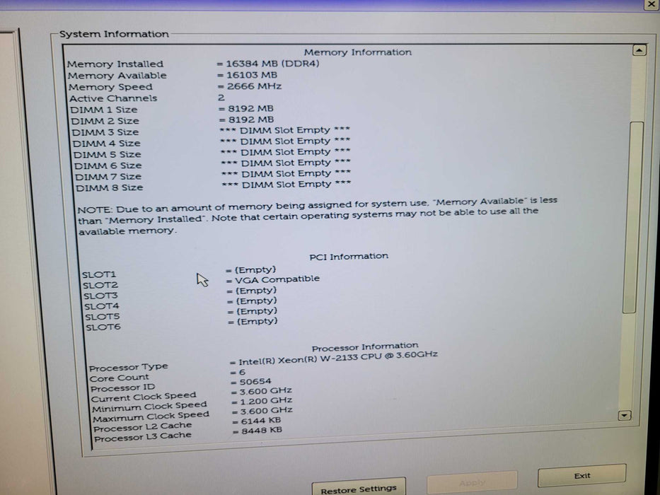 Dell Precision T5820 - Xeon W-2133 16GB DDR4 512GB SSD 950W PSU %