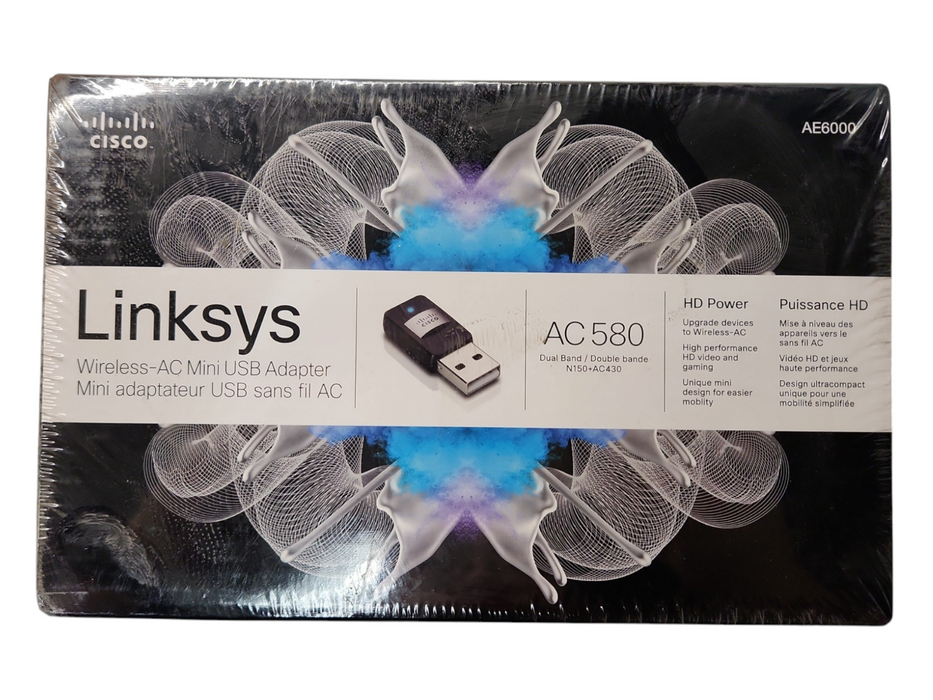 *NEW SEALED* Linksys AE6000 Wireless AC Mini USB 2.0 Adapter  Q