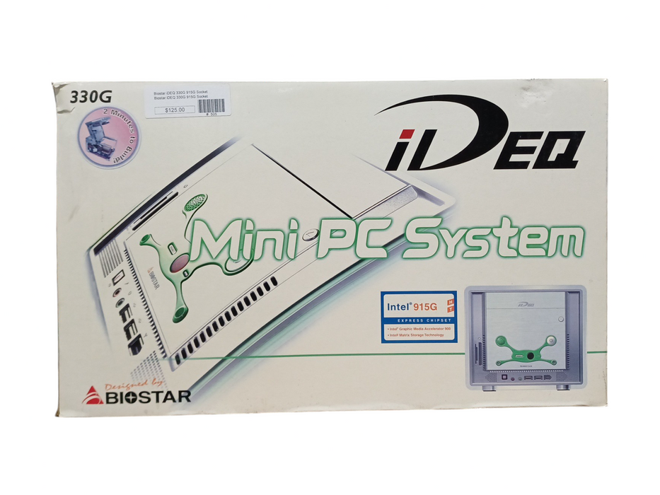 Biostar iDEQ 330G HTPC Barebone, Mini PC System