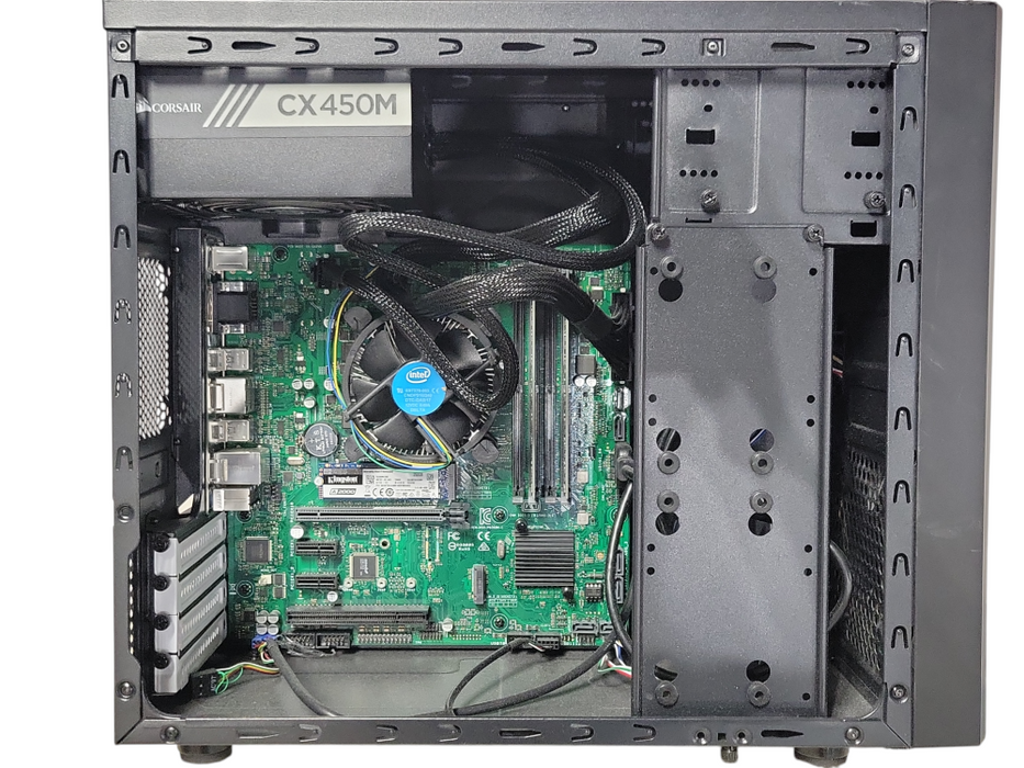 Custom Tower PC, Core I5-9400 2.90GHz, 16GB DDR4, 250GB SSD, 450W PSU _