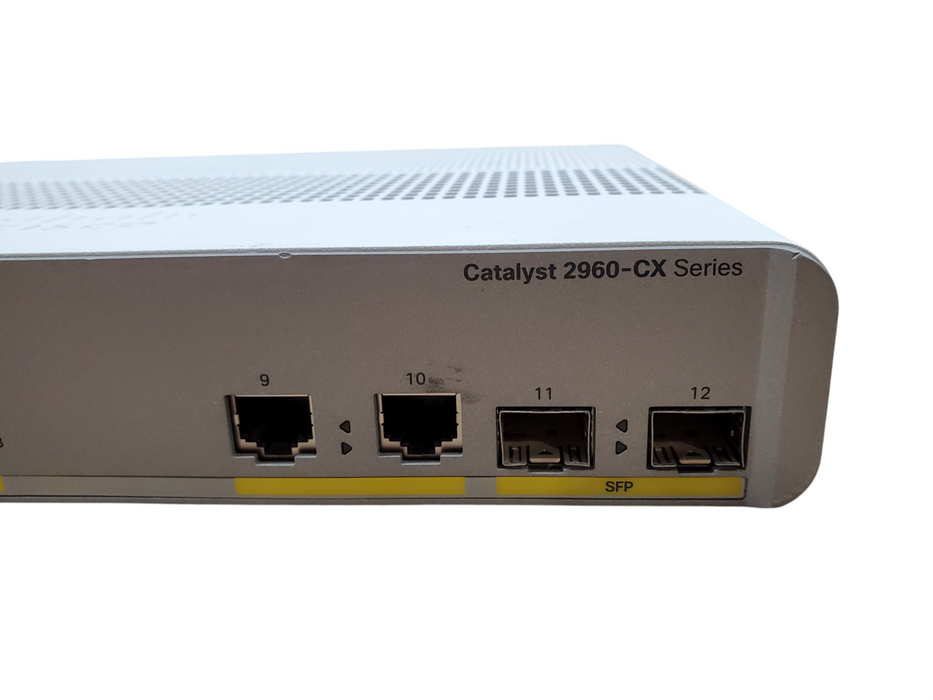Cisco WS-C2960CX-8PC-L V02, 8-Port Gigabit Managed Silent Switch w/ 2x SFP