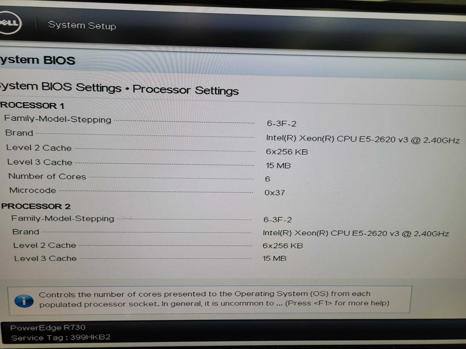Dell PE R730 - 2x Xeon E5-2620 v3 32GB DDR4 PERC H730 Mini 2x1100W PSU %